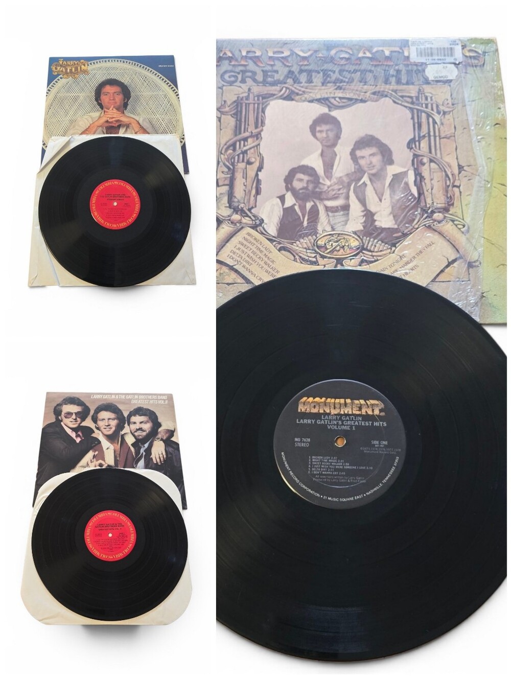 Larry Gatlin & The Gatlin Bros Vinyl Albums